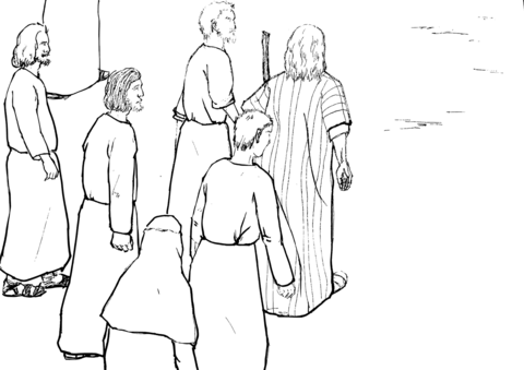 Moses Led Israel Coloring Page